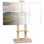 Stralex TV standaard Duolite elektrisch wit/beuken