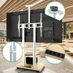 Stralex TV standaard Duolite elektrisch wit/beuken