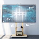 Stralex TV standaard Duolite elektrisch wit/beuken