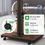 Stralex TV standaard Elite elektrisch zwart / walnoot