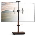 Stralex TV standaard Elite elektrisch zwart / walnoot