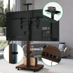 Stralex TV standaard Elite elektrisch zwart / walnoot